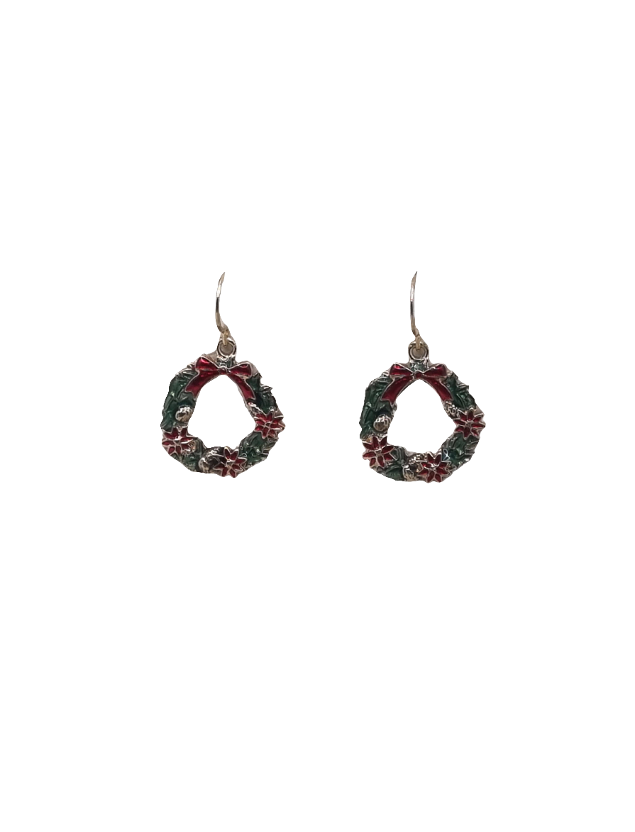 Small Wreaths Extra Flowers | Earrings