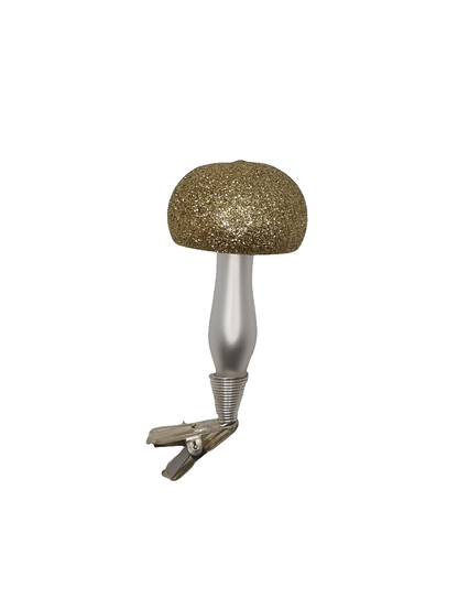 Mushroom Clip with Sparkle Top (D)