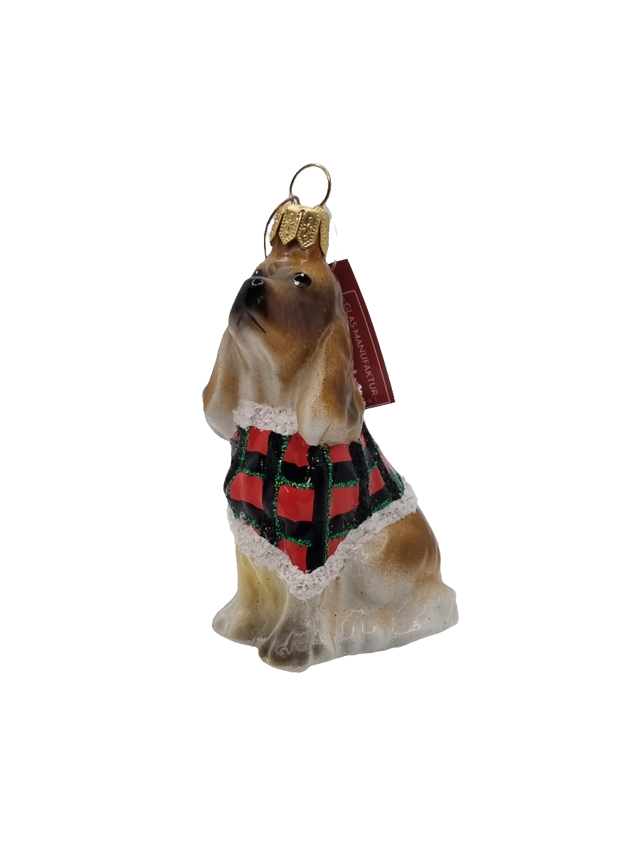 Hundejacke kariertes Flanell (S)