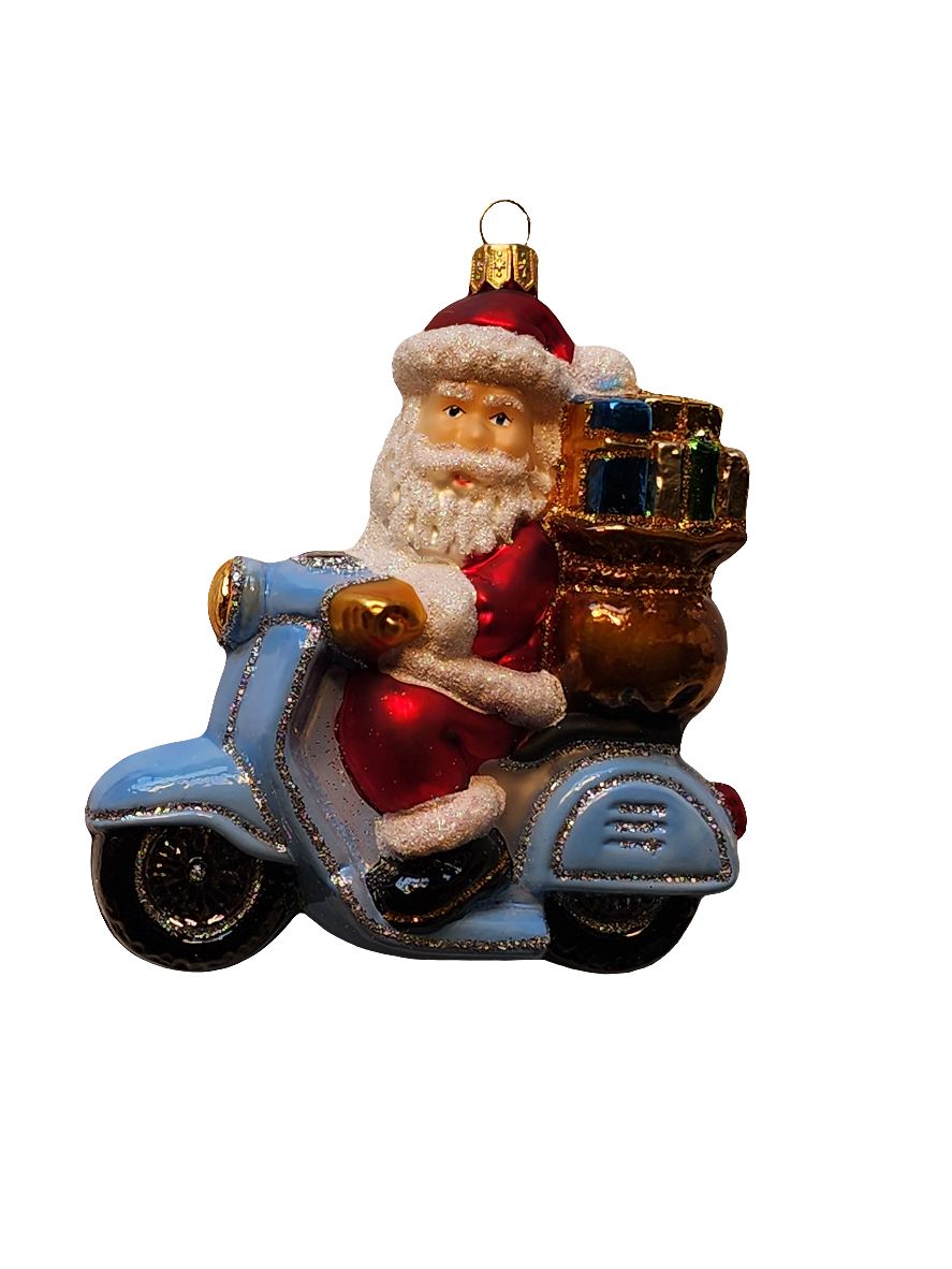 Santa on Vespa (Y)