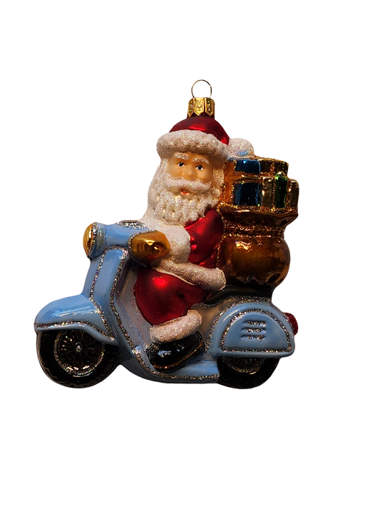 Santa on Vespa (Y)