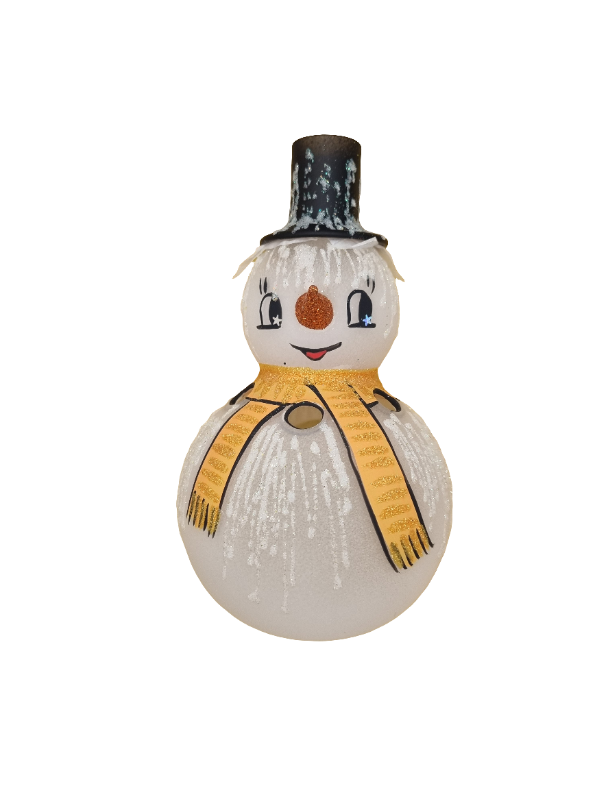 Snowman Candle Holder