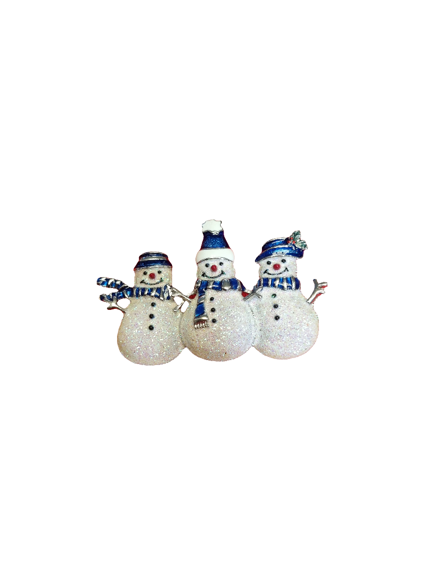 Three Snowmen | Brooch V