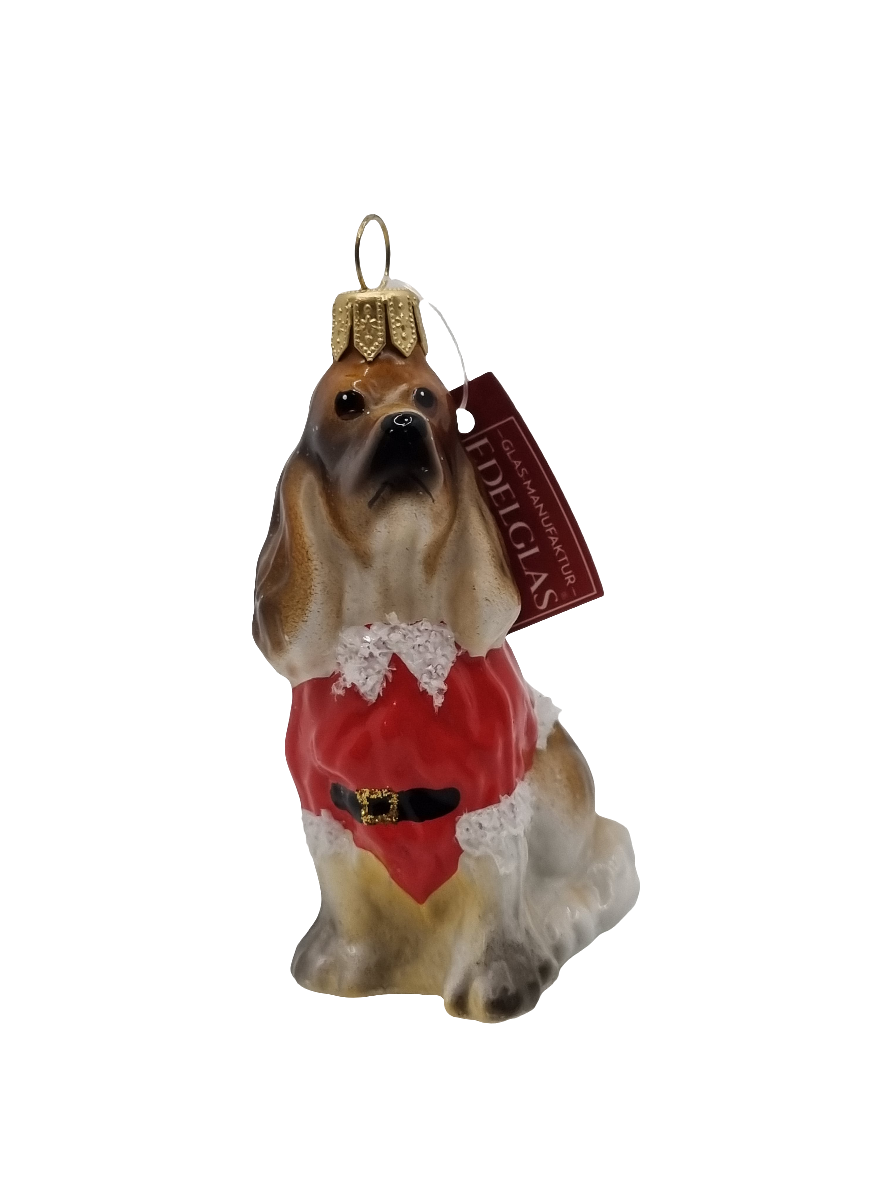 Dog red santa jacket (S)