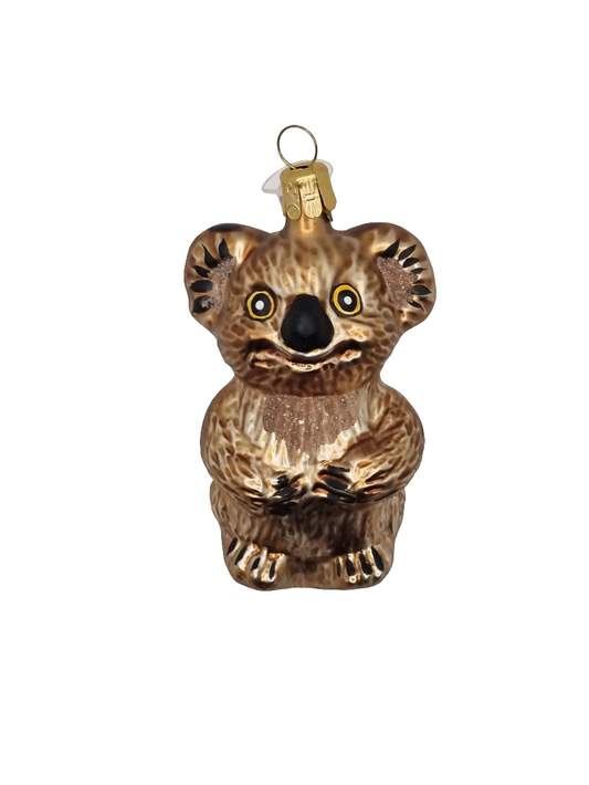 European Glass Christmas ornament of a Koala large (G)