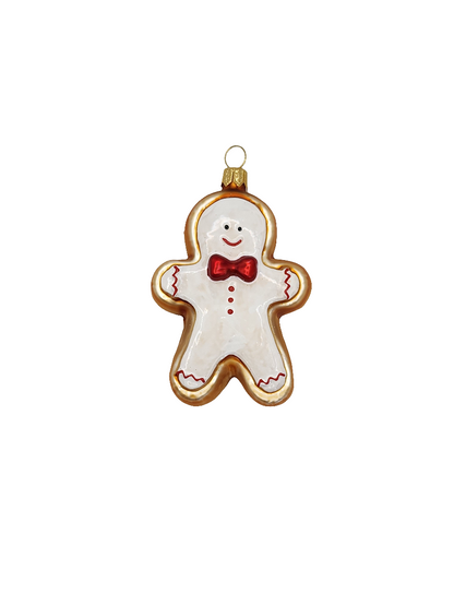 European Glass Christmas ornament of a Gingerbread Man (I)