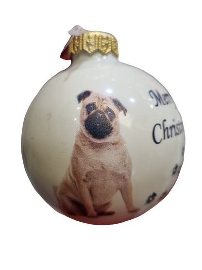 Baubles | Merry Christmas Dog (F)