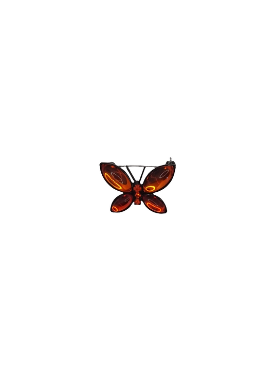 Orange Butterfly Brooch | 3cm