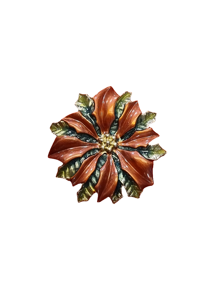 Christmas Flower Poinsettia | Brooch V