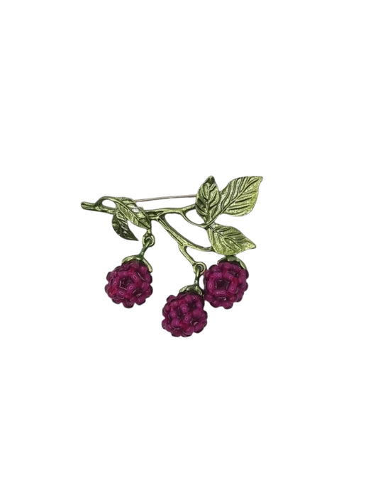 European Glass Christmas ornament of a Pearl Tree | Brooch VI