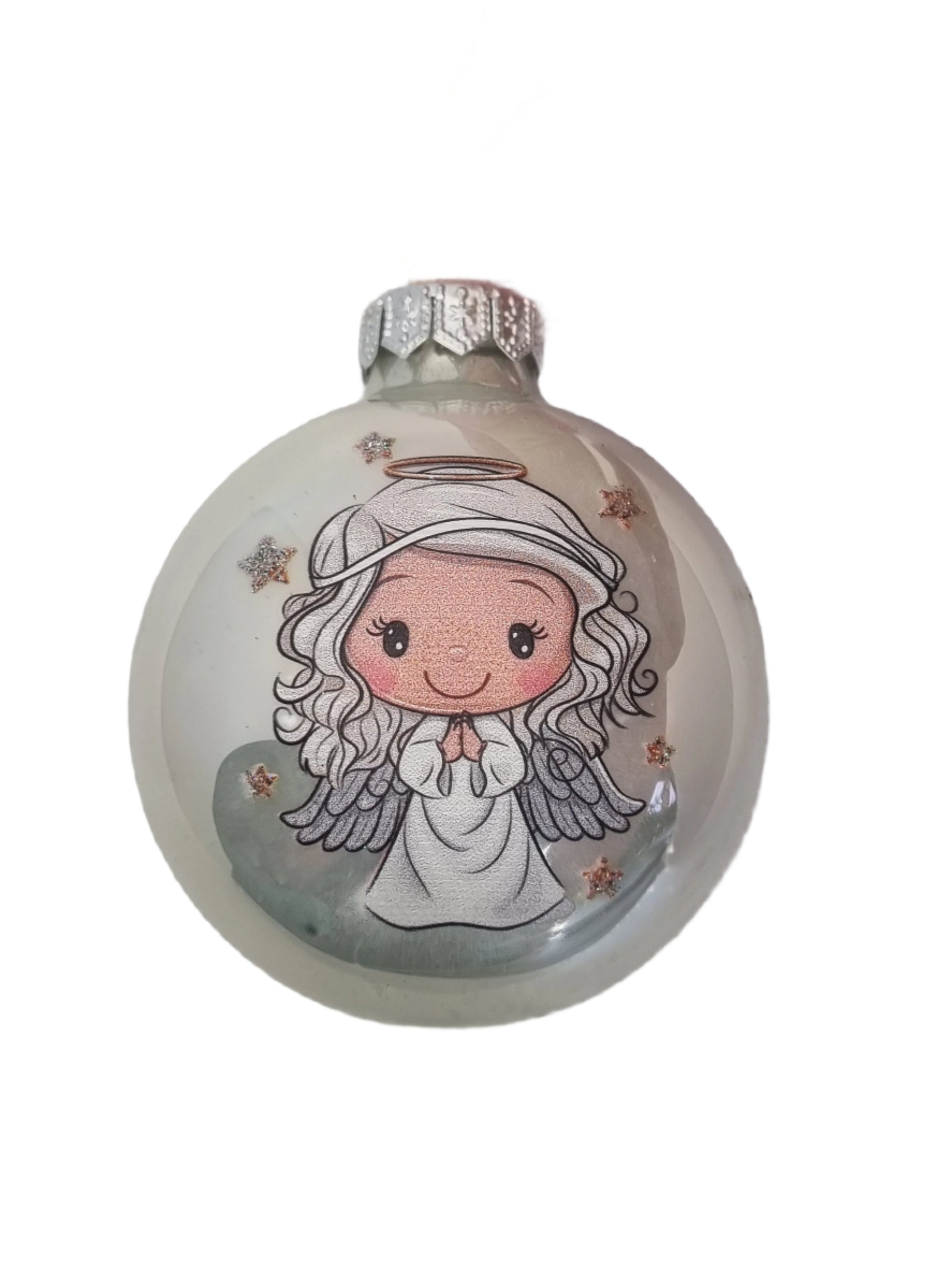 European Glass Christmas ornament of a Feb 2025