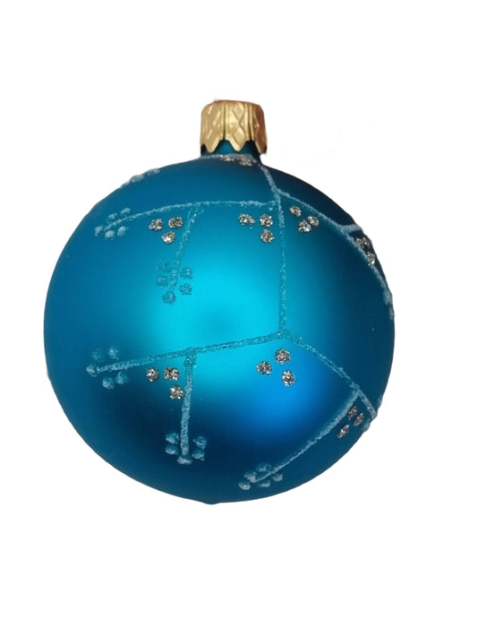 European Glass Christmas ornament of a Feb 2025