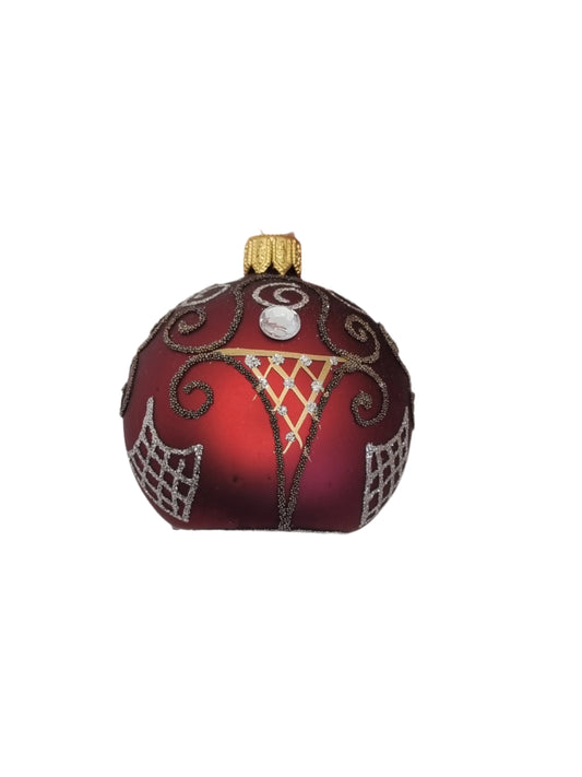 European Glass Christmas ornament of a Feb 2025