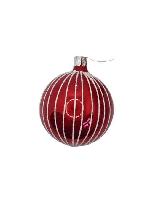 European Glass Christmas ornament of a Feb 2025