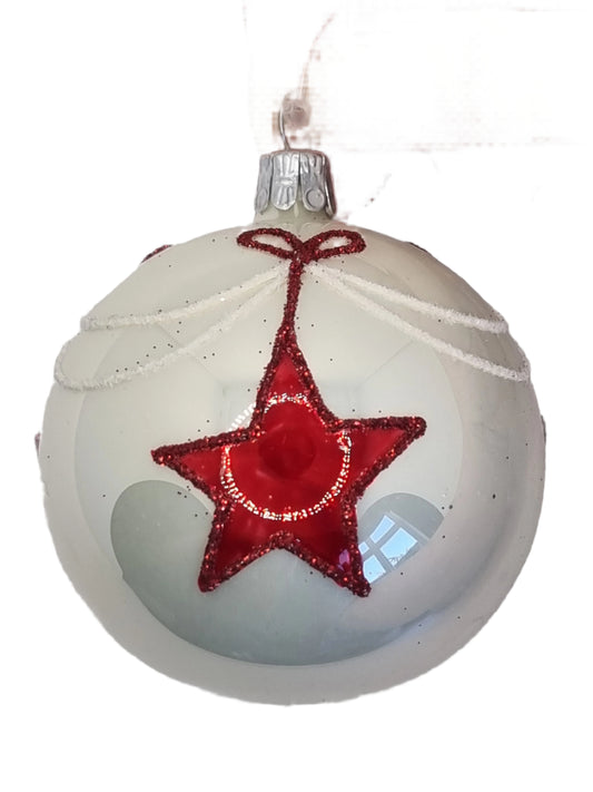 European Glass Christmas ornament of a Feb 2025