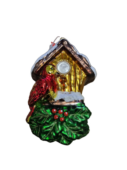 Cuckoo Clock with Bird & Mistletoe (U)