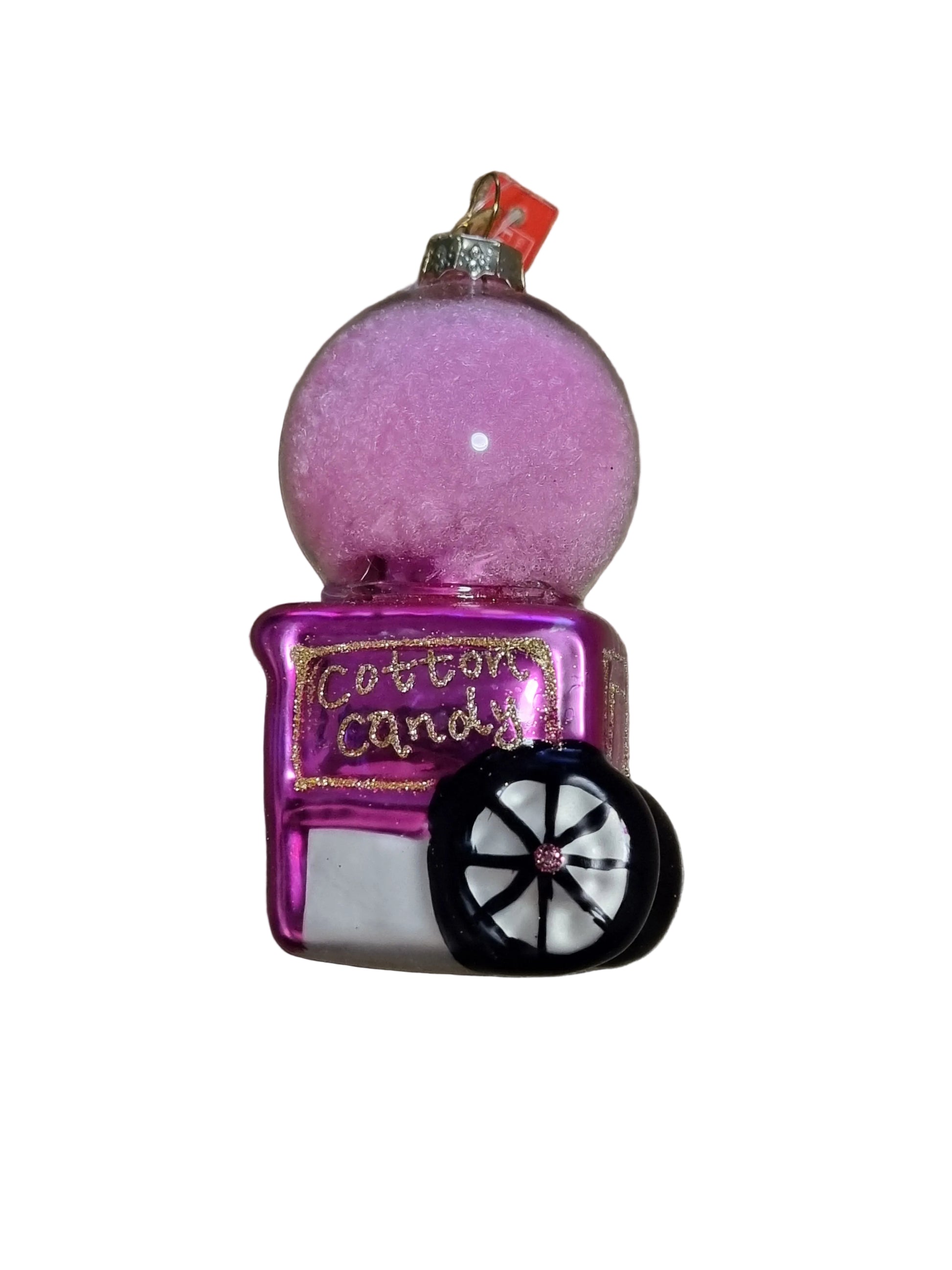 Small pink cotton candy machine