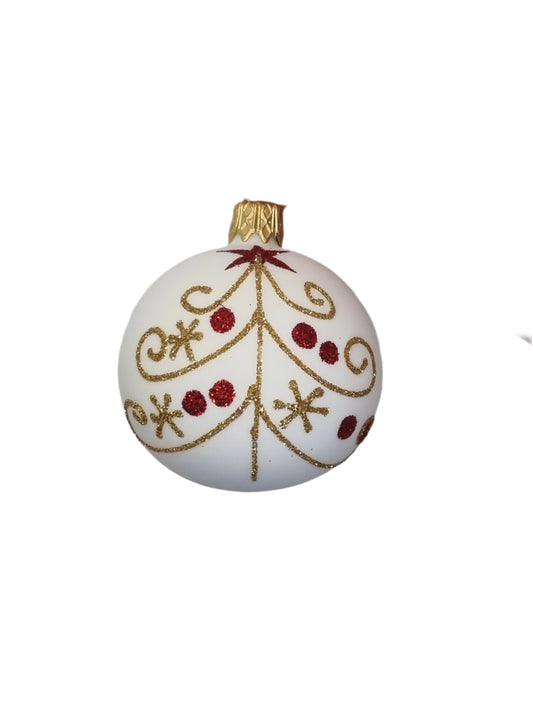 European Glass Christmas ornament of a Feb 2025
