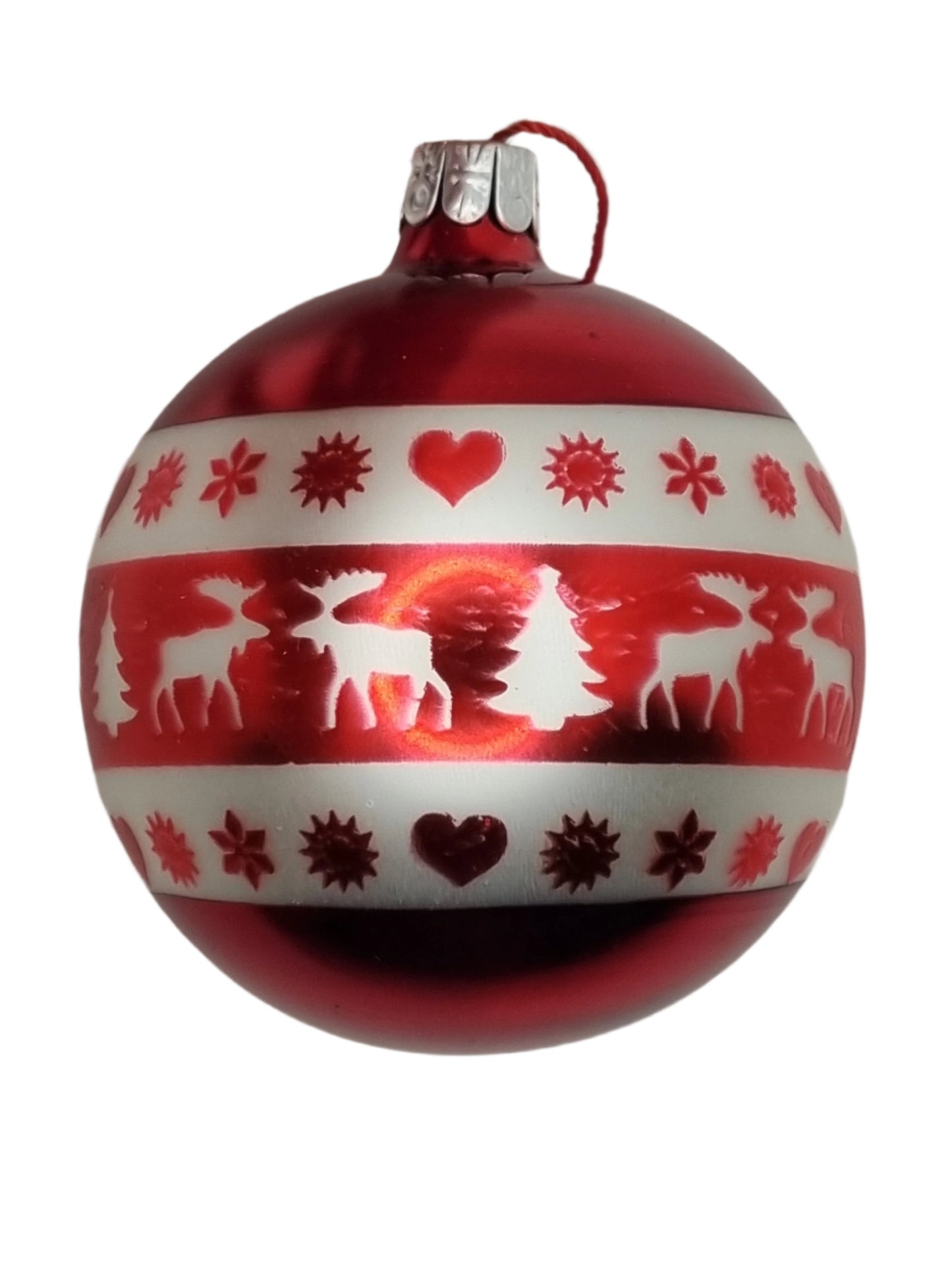 European Glass Christmas ornament of a Test