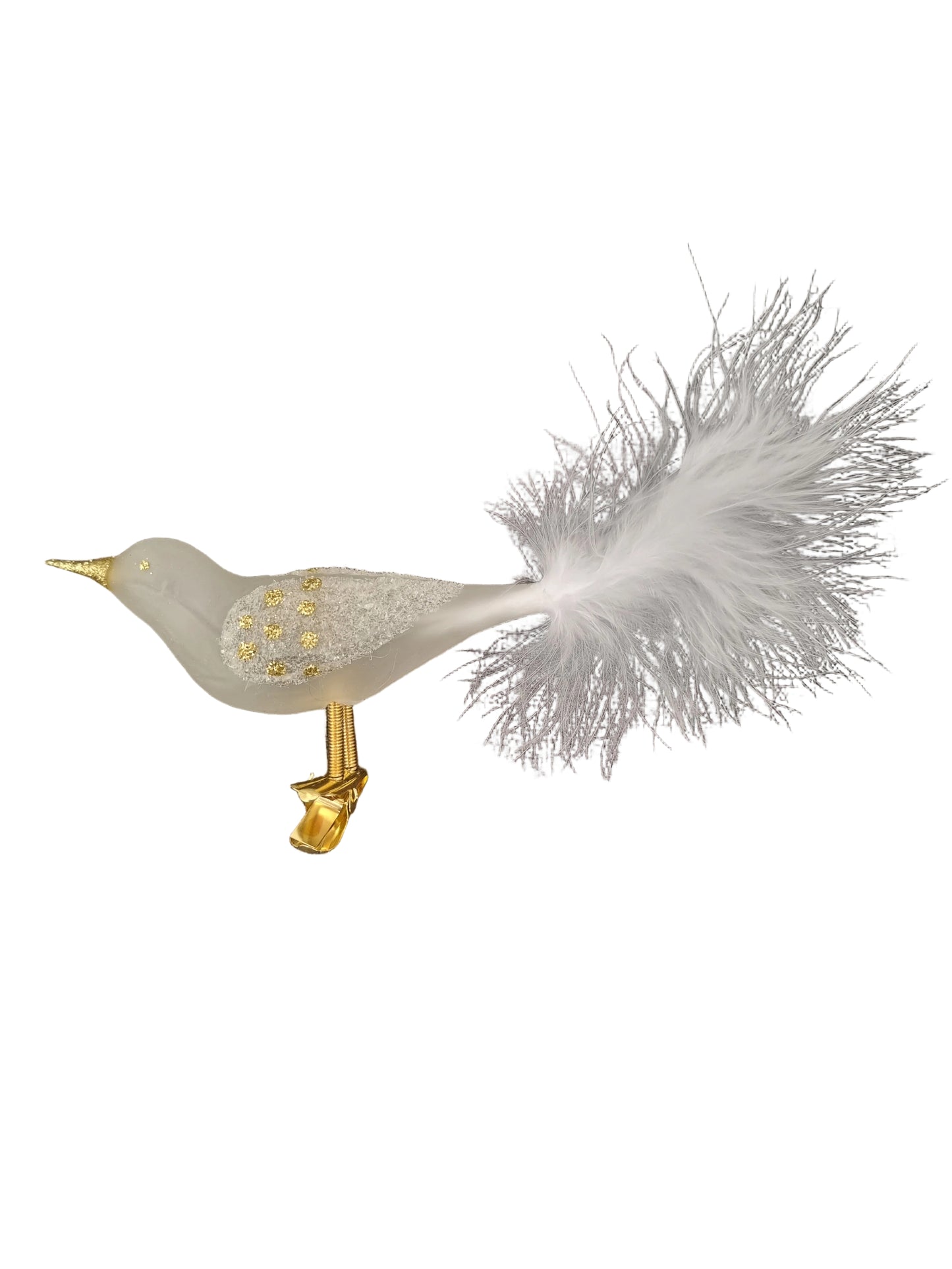 Birds on Clip (I) | Large Feather Tail