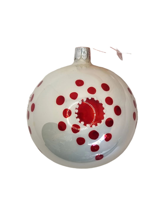European Glass Christmas ornament of a Feb 2025