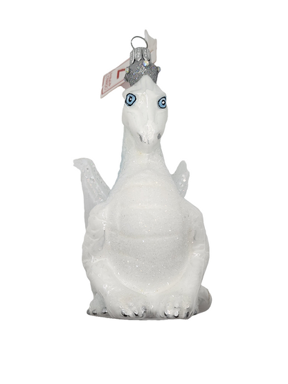 European Glass Christmas ornament of a Dragon (Z)